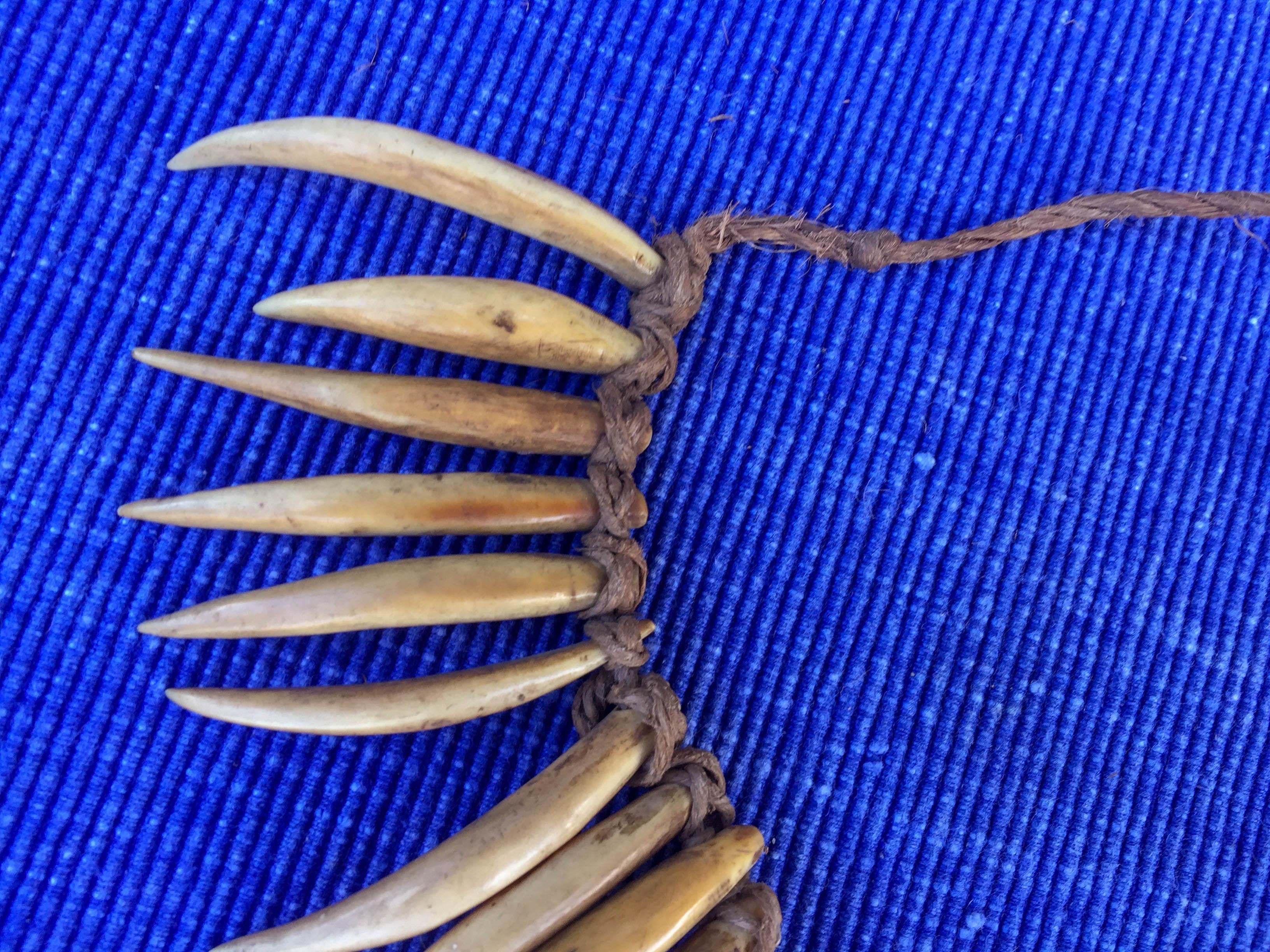 Elegant 19th Century Fijian Wasekaseka / Waseisei Necklace, Ex UK Collection 1