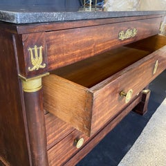Elegant 19th Century French Empire Napoleon III Commode