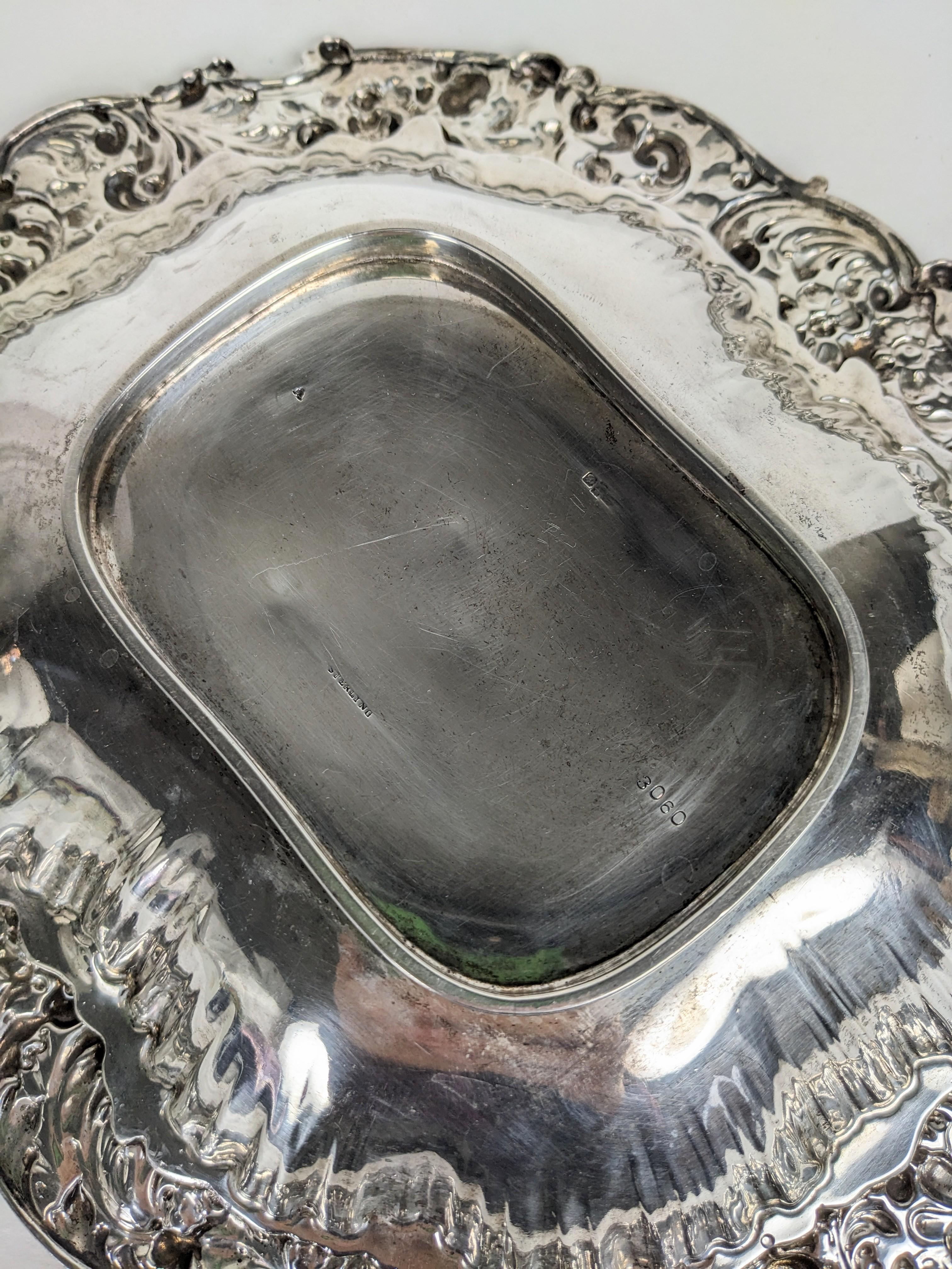 Elegante piatto da portata in argento di Gorham del XIX secolo in vendita 1