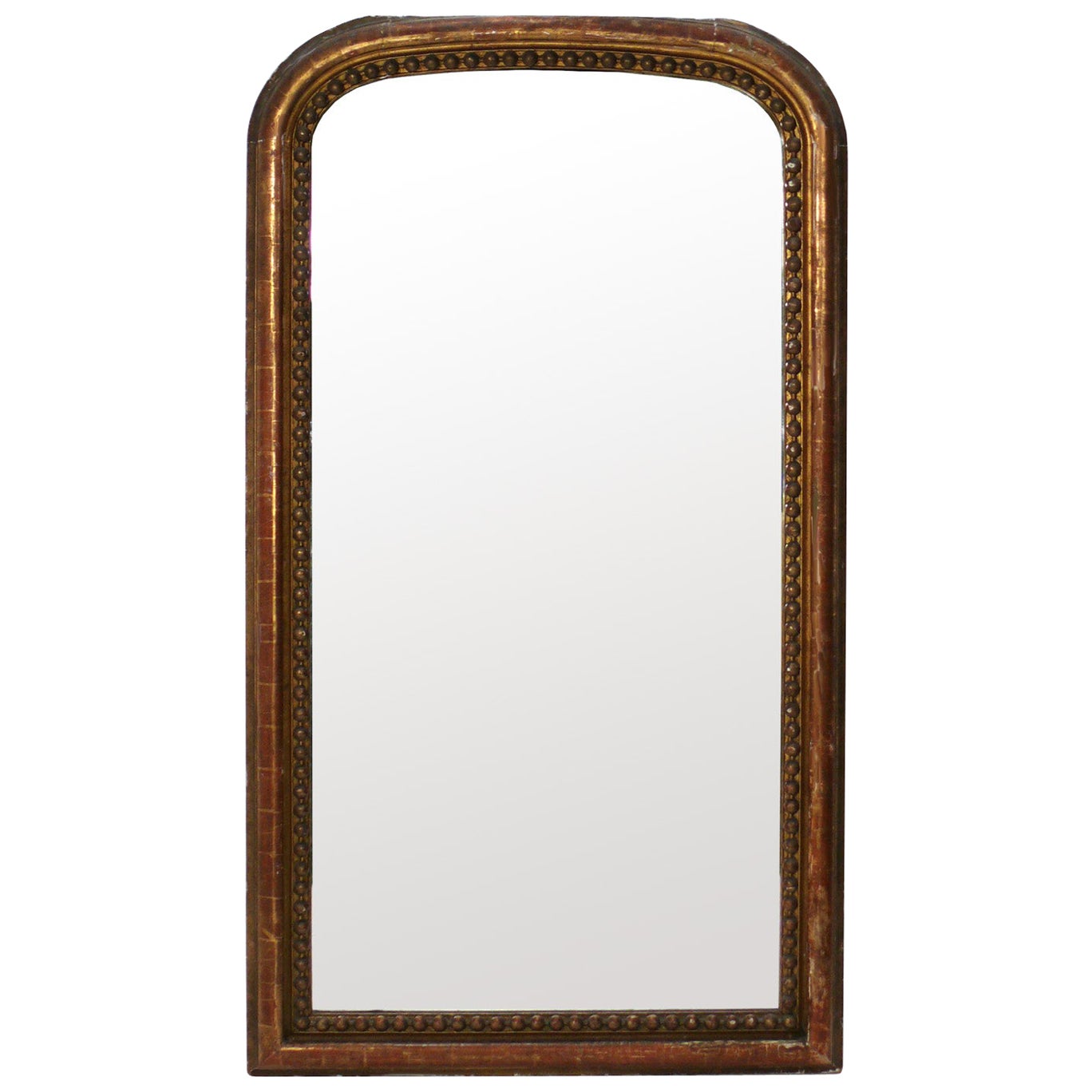 Elegant 19th Century Louis Philippe Mirror 77.25"H x 43.74"W