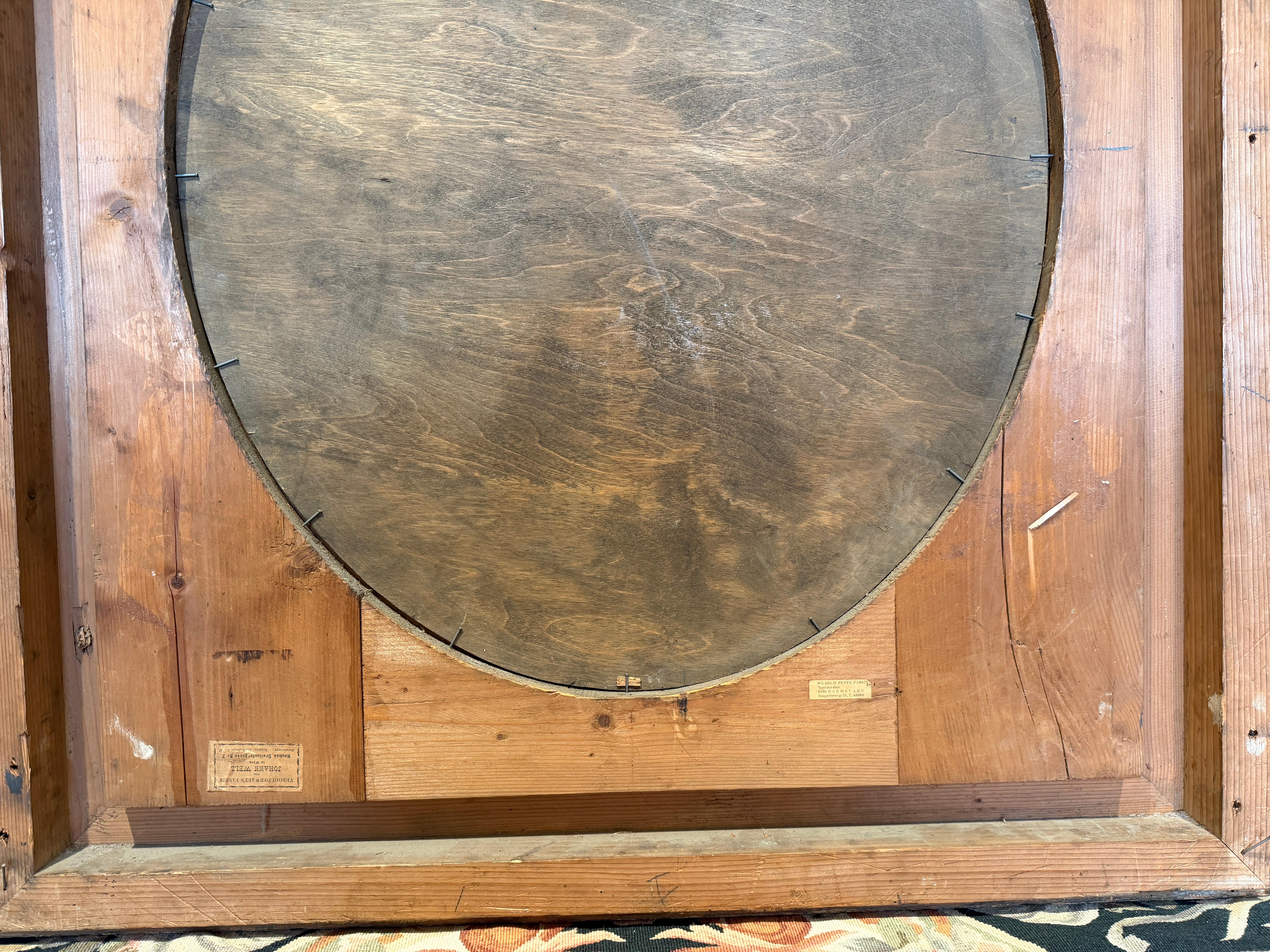 Elegant 19th-Century Portrait of an Aristocratic Lady Magnificent Carved gilt im Angebot 4