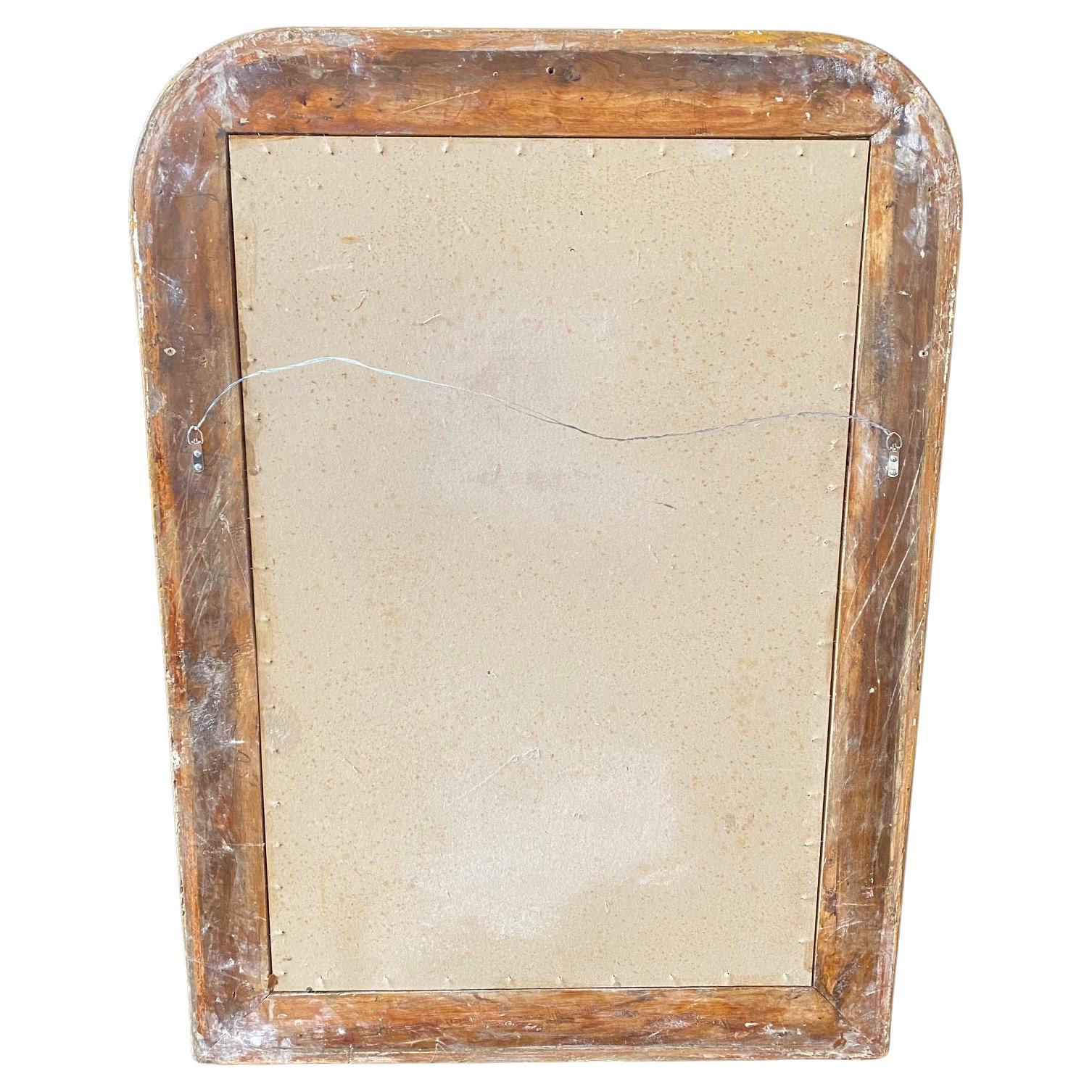 Elegant 19th Century Silver Louis Philippe Mirror For Sale 3