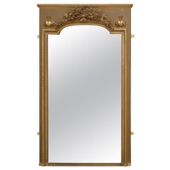 Used Elegant 19th Century Trumeau Mirror