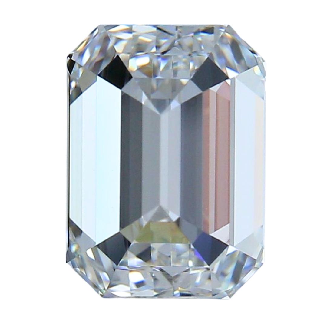 Elegant 2.01ct Ideal Cut Emerald Cut Diamond - GIA Certified For Sale 1