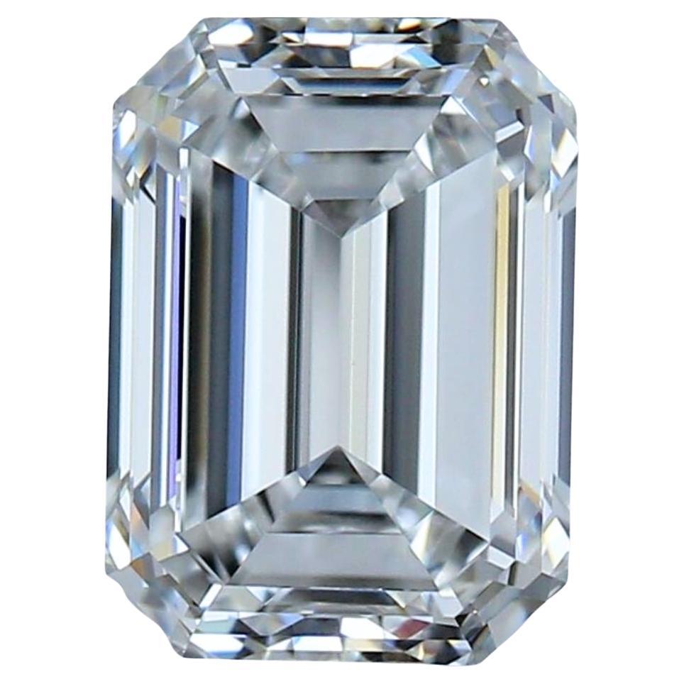 Eleganter 2,01ct Ideal Cut Smaragdschliff Diamant - GIA zertifiziert im Angebot