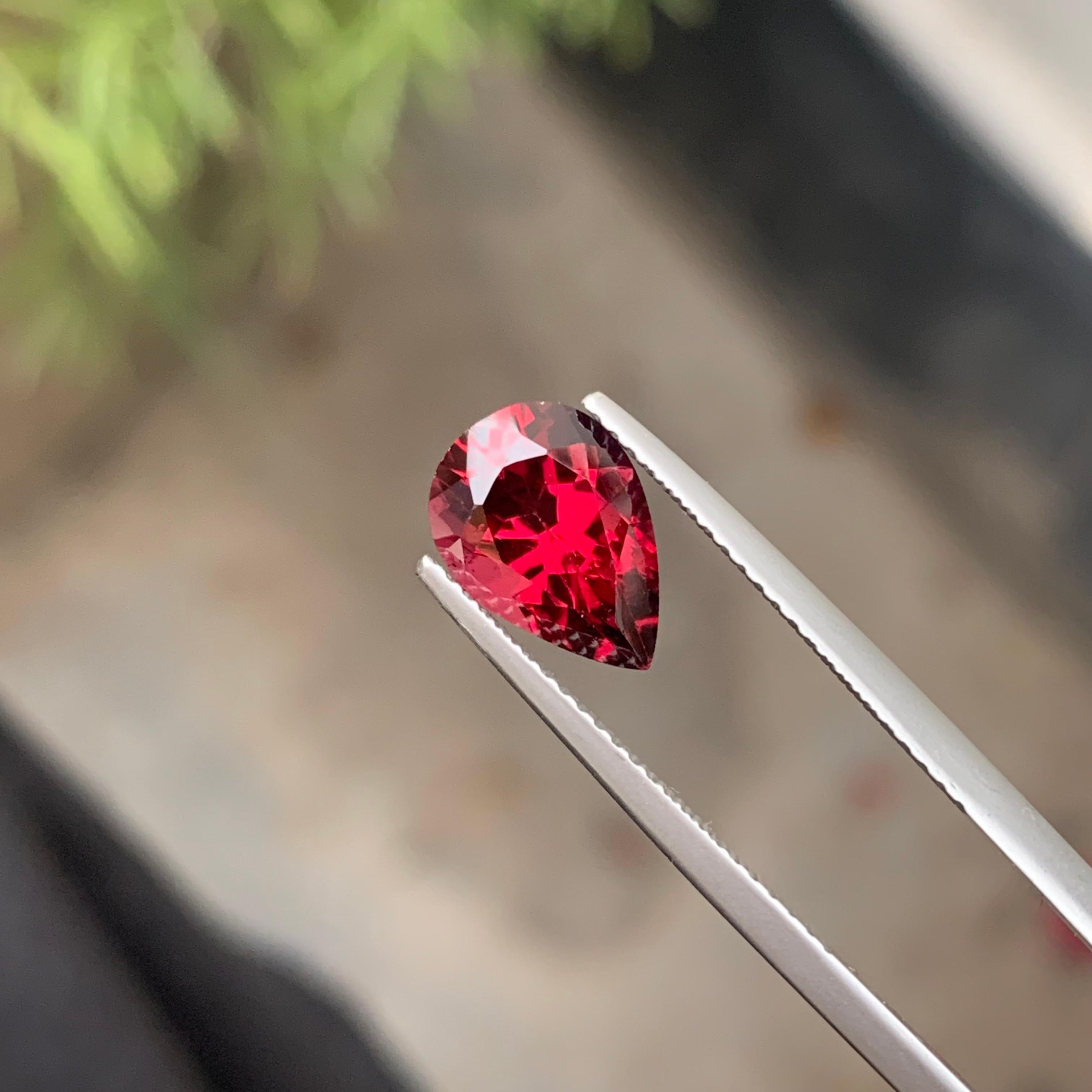 Faceted Rhodolite Garnet
Weight: 2.85 Carats Both
Dimension: 10.5x7.4x5.5 Mm
Origin: Madagascar Africa
Color: Red
Treatment: Non
Shape: Pear
Cut: Fancy
The Rhodolite resembles pomegranate seeds, since both are eternal both are love symbols. This