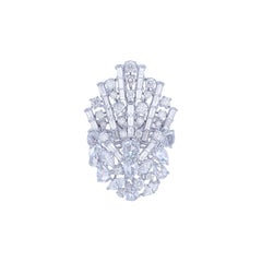 Elegant 4.31 Carat Multi-Shape Rose Cut Diamond Statement Ring