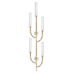 Elegant 5-Light Candle Sconce by Il Paralume Marina