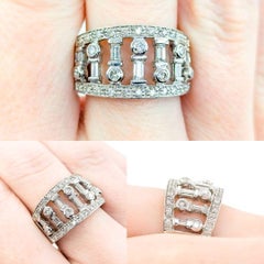 Elegant .75ctw Diamond Ring in 14k White Gold