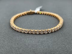 Bracelet de tennis avec diamants de 7,93 ct