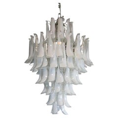 Elegant 85-Petal Chandelier, Murano