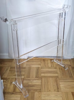 Elegant Lucite Garment Valet-Rack