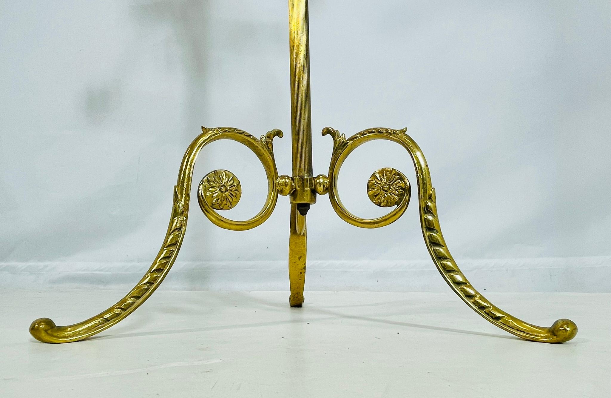 Eleganza del portavalori regolabile in ottone con specchio girevole, stile italiano in vendita 10