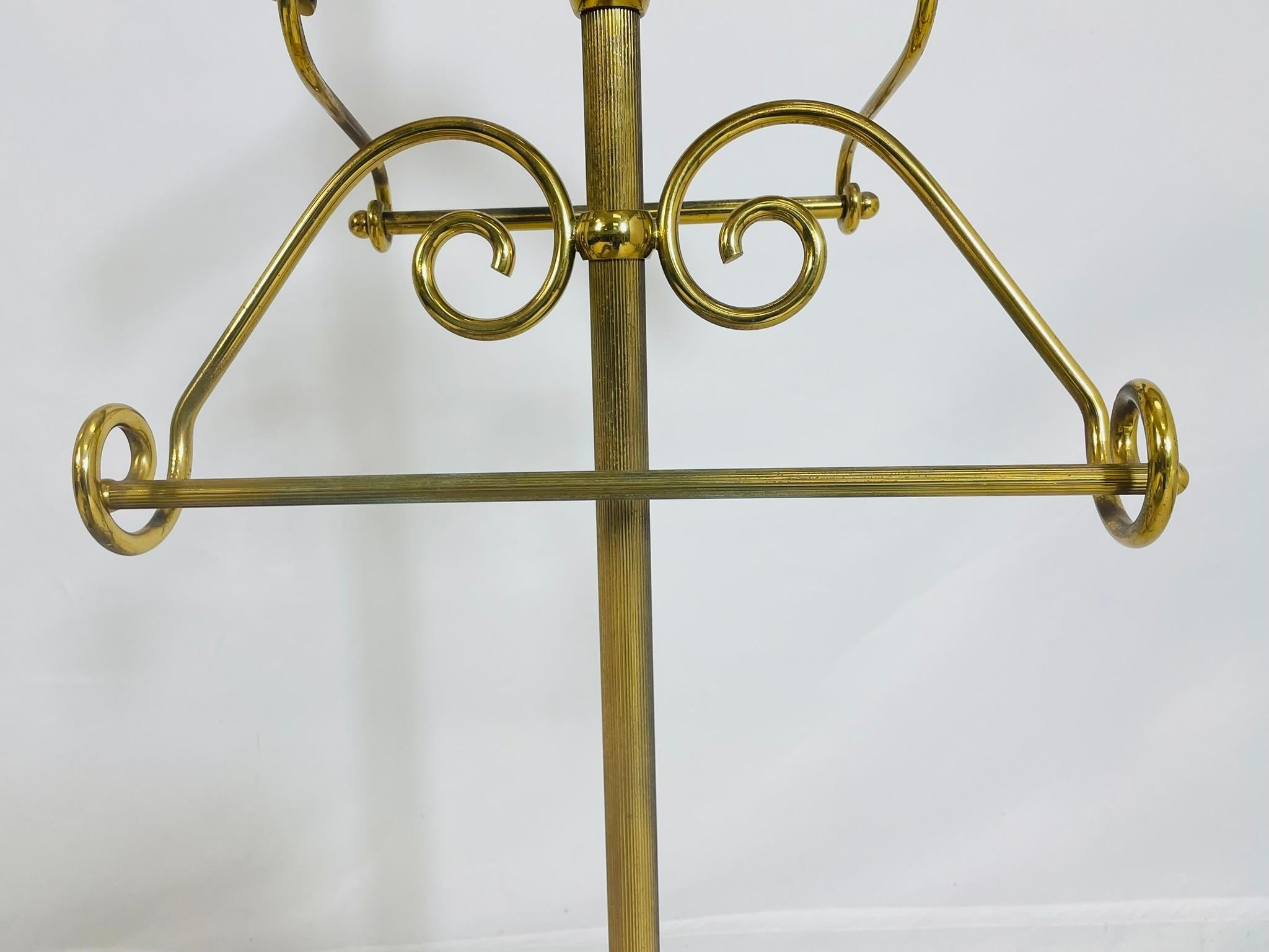 Eleganza del portavalori regolabile in ottone con specchio girevole, stile italiano in vendita 11
