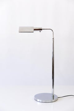 Elegant Adjustable Mid-Century Modern Floor Lamp or Reading Light, 1970s Germany