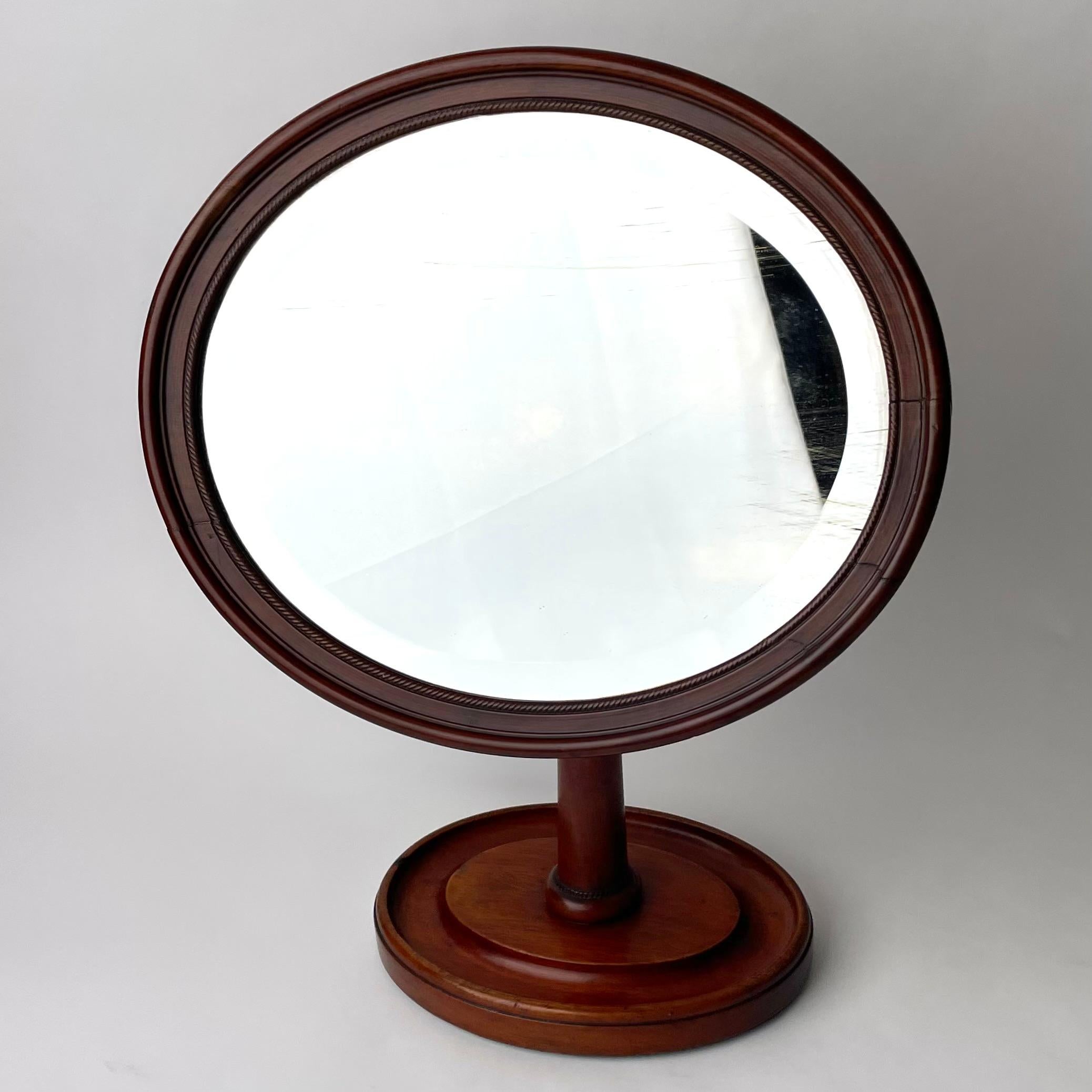 Eleganter verstellbarer Tischspiegel aus dem späten 19. Jahrhundert im Angebot 8
