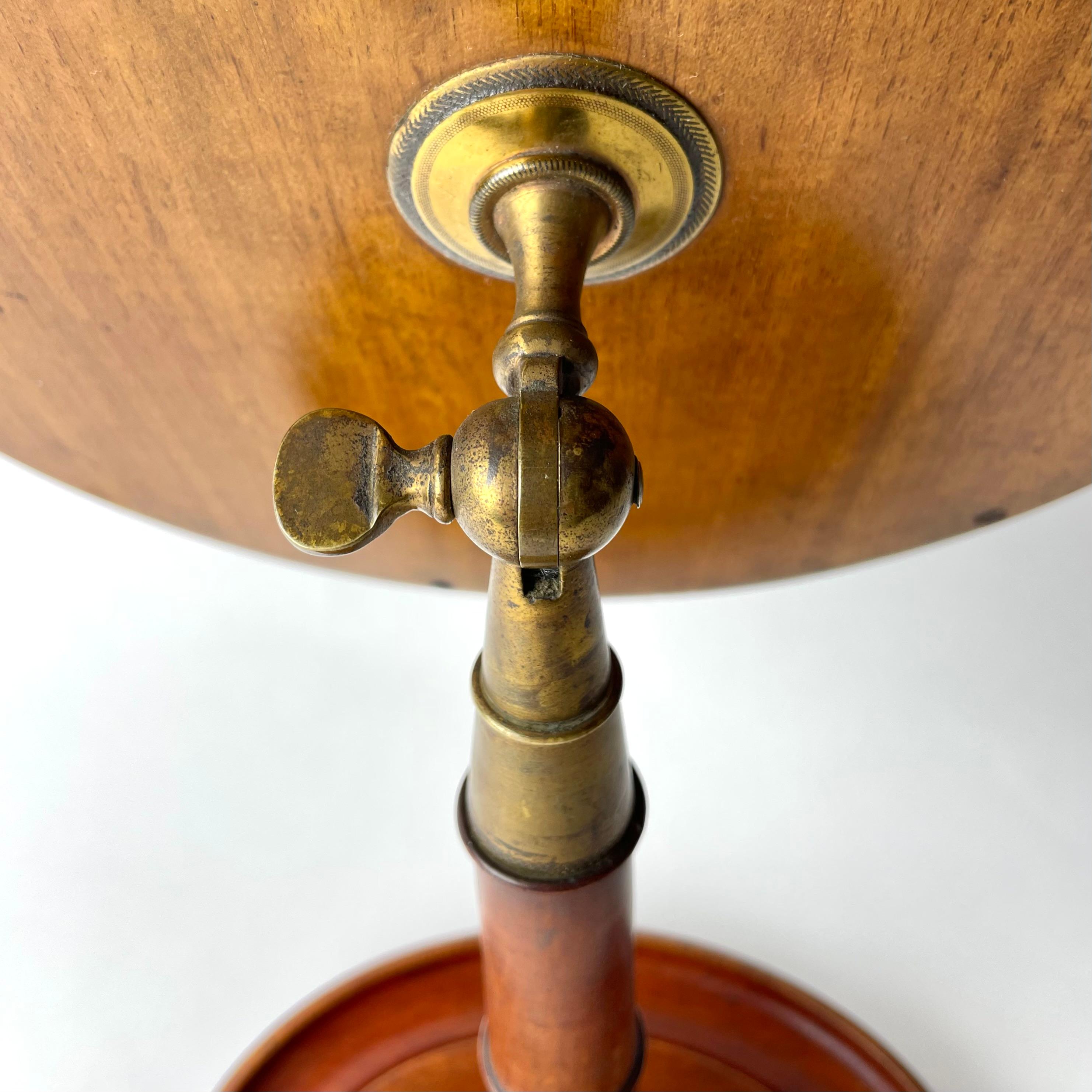 Eleganter verstellbarer Tischspiegel aus dem späten 19. Jahrhundert im Angebot 2