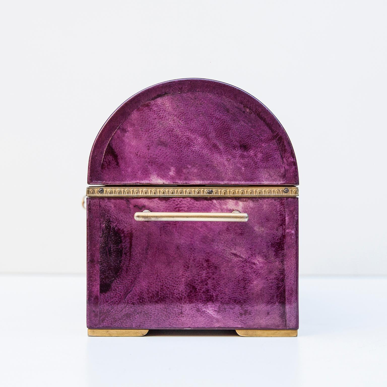 purple treasure chest
