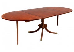 Elegant And Fine Quality Mahogany Oval Dining Table