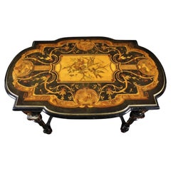 Elegance et préciosité de la table centrale NAPOLEON III 19ème siècle