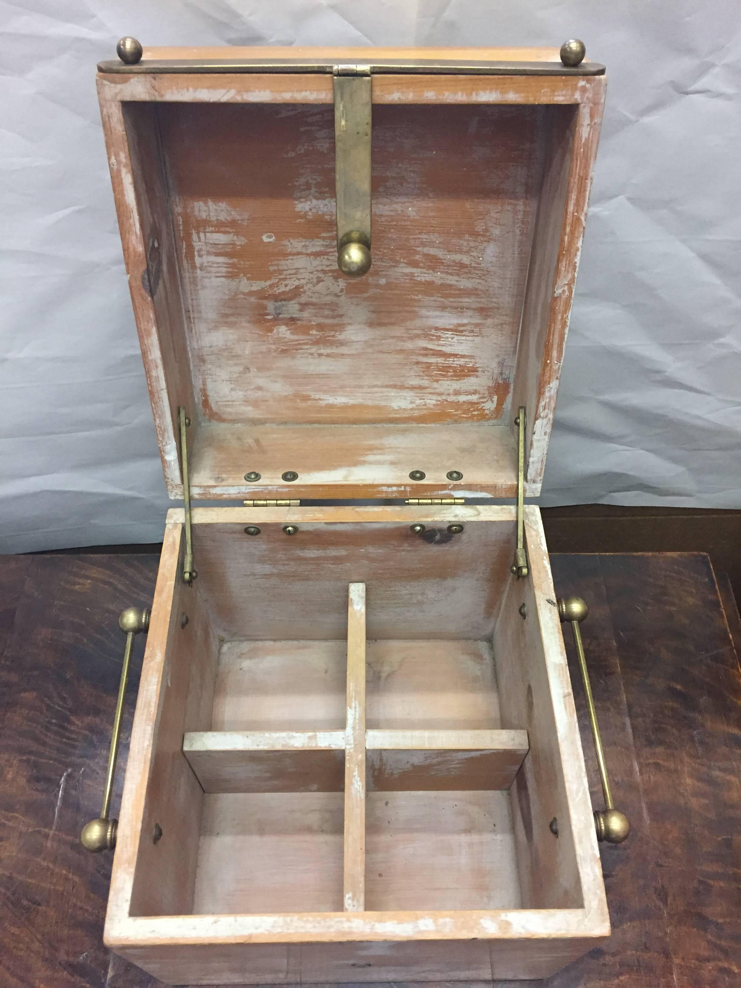 Wood Elegant and Rare Maitland-Smith Spirits Box For Sale