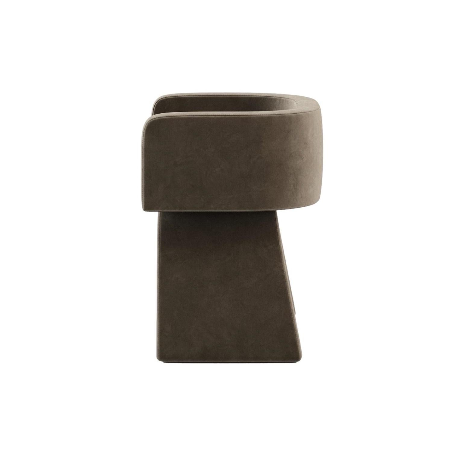 Portoghese Elegante e stabile sgabello da toilette imbottito in velluto dal design moderno in vendita
