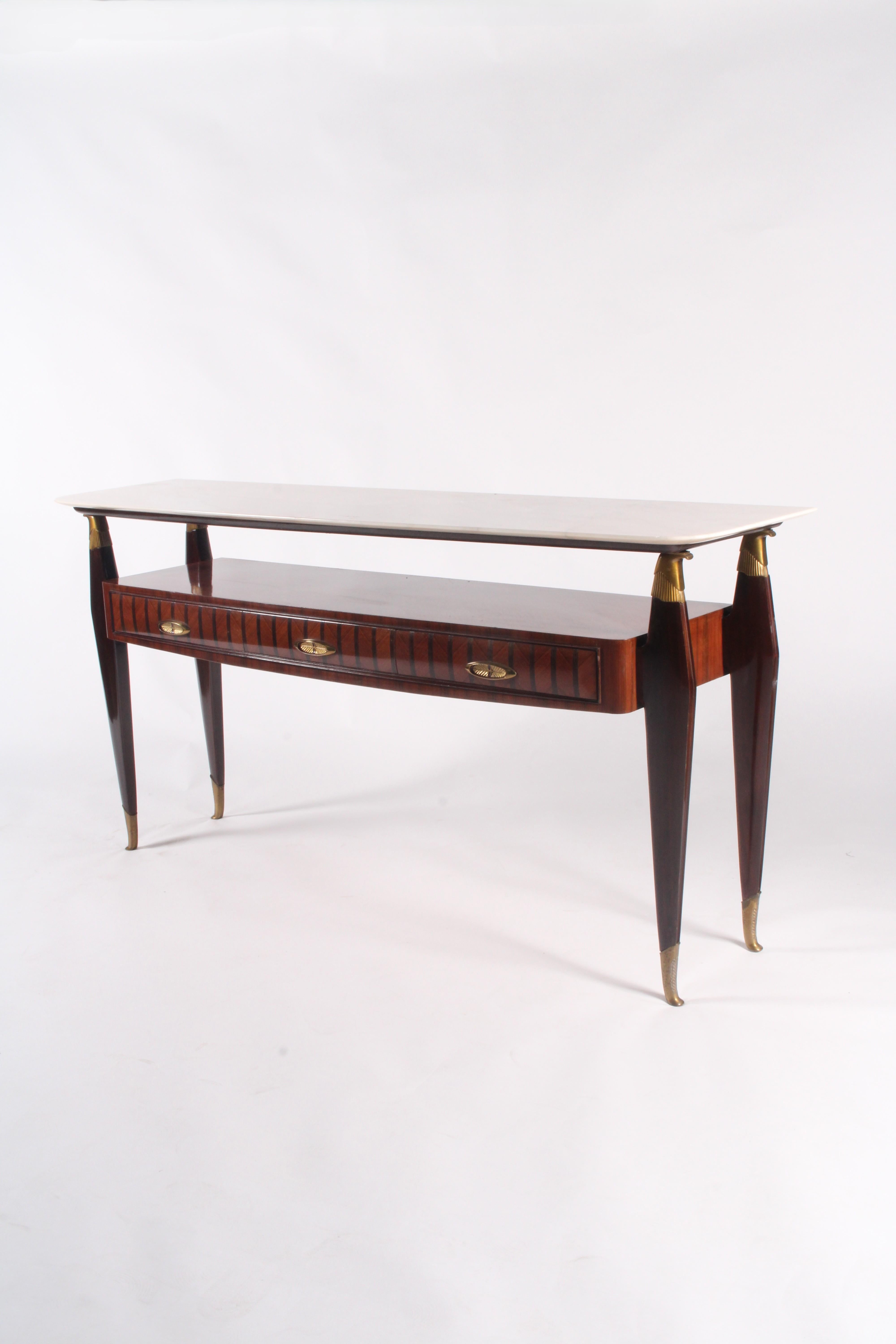 Eleganter und stilvoller italienischer Konsolentisch aus der Mitte des Jahrhunderts * FREE WORLDWIDE DELIVERY im Angebot 4