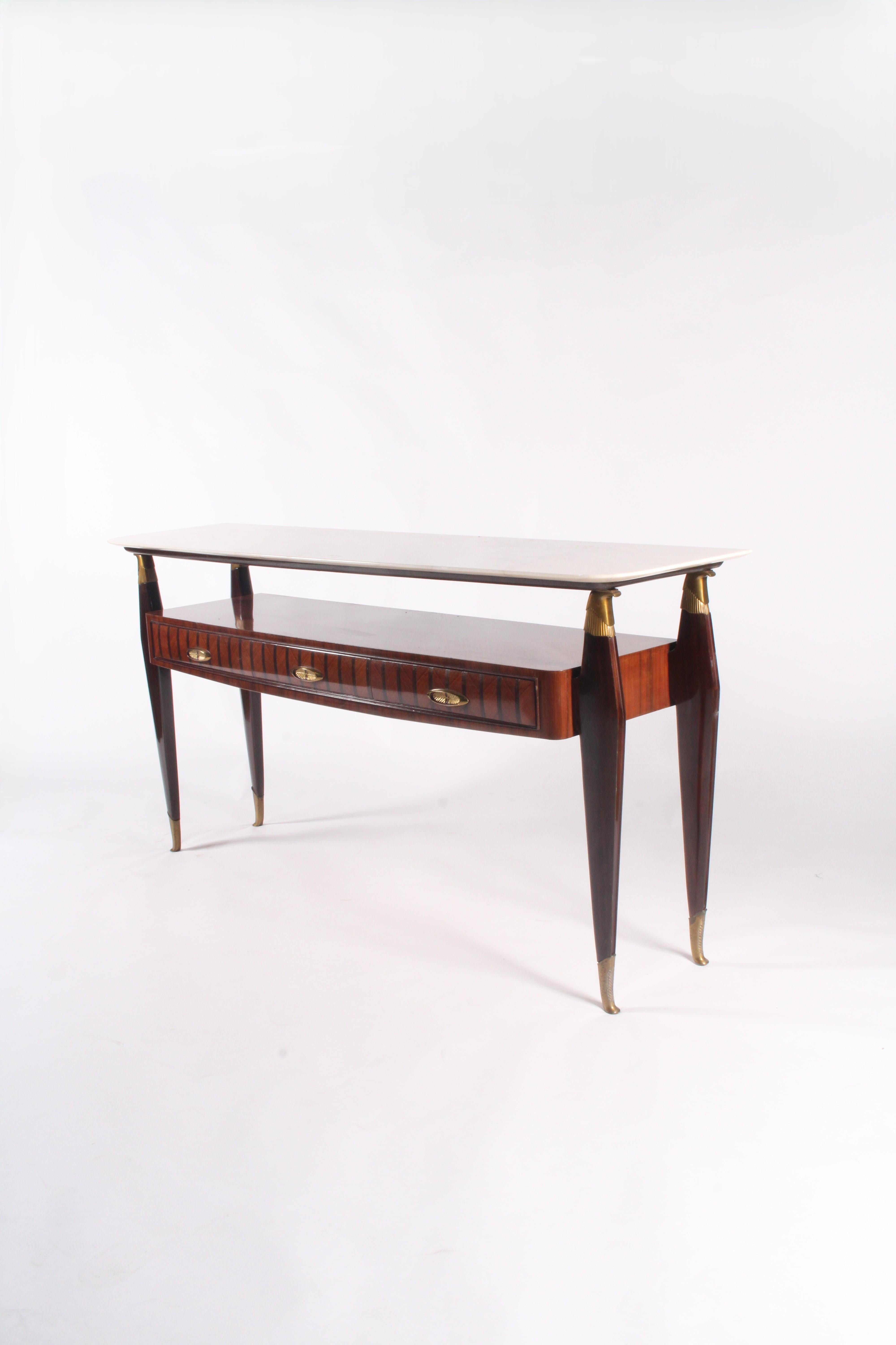 Eleganter und stilvoller italienischer Konsolentisch aus der Mitte des Jahrhunderts * FREE WORLDWIDE DELIVERY im Angebot 5