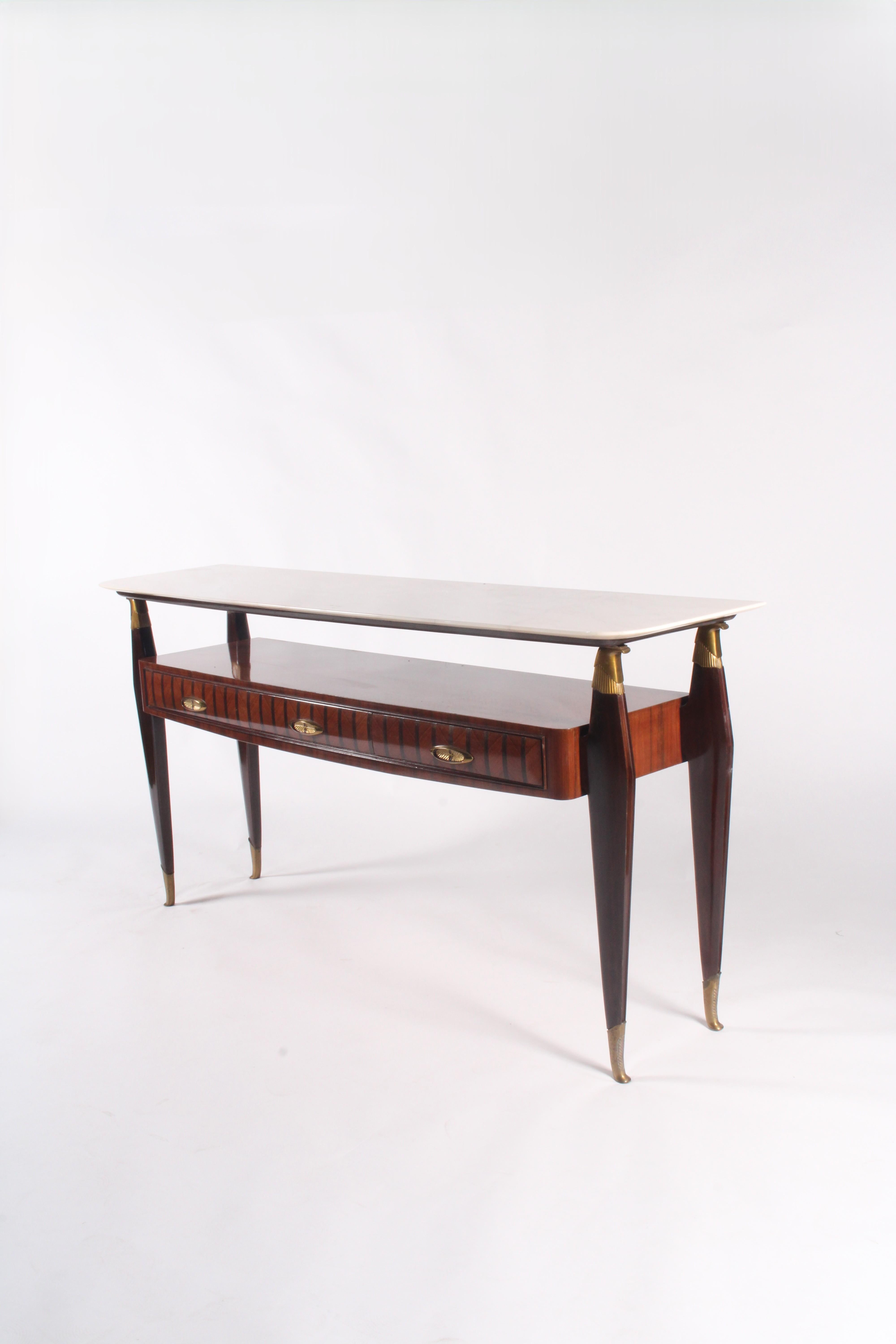 Eleganter und stilvoller italienischer Konsolentisch aus der Mitte des Jahrhunderts * FREE WORLDWIDE DELIVERY im Angebot 6