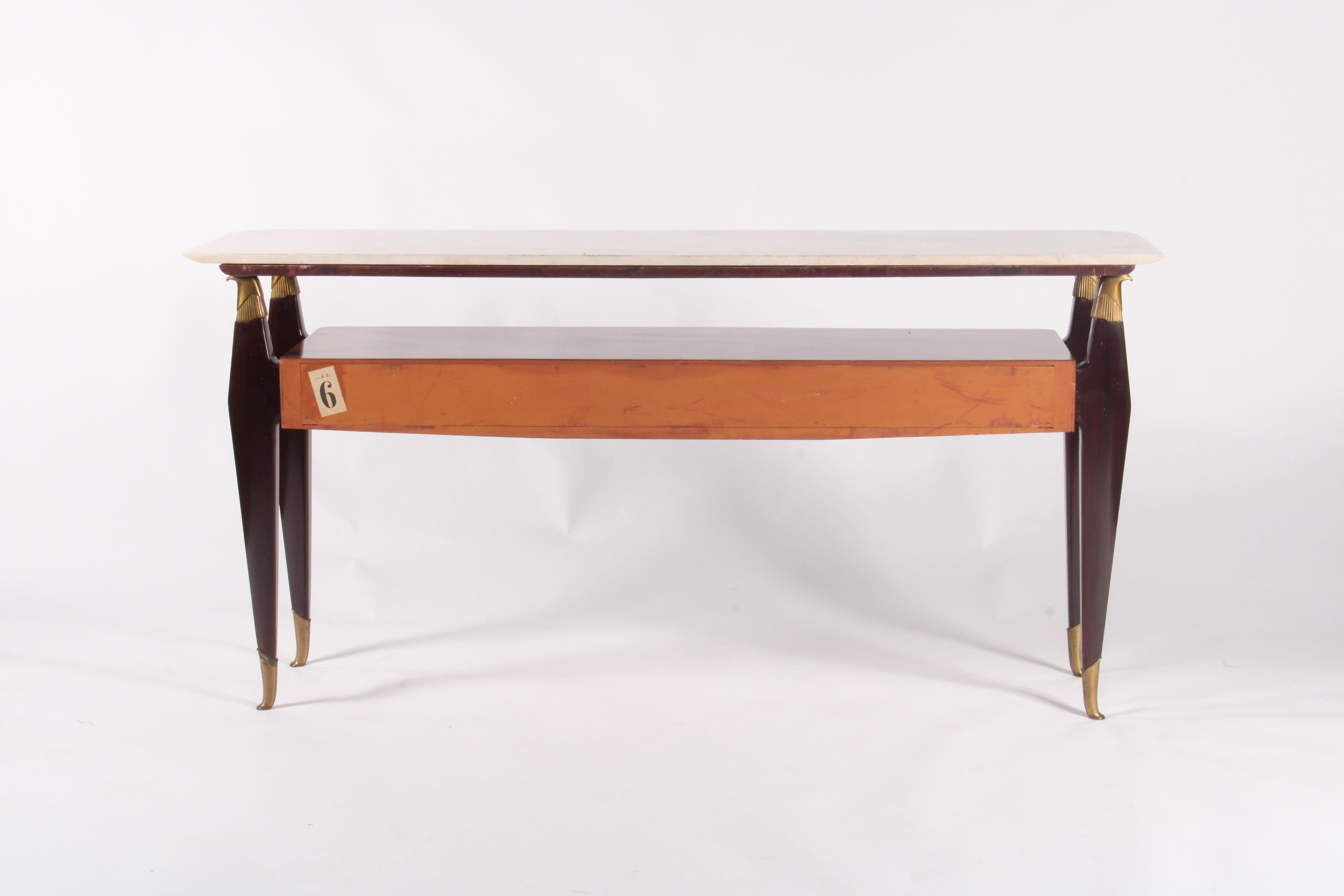 Eleganter und stilvoller italienischer Konsolentisch aus der Mitte des Jahrhunderts * FREE WORLDWIDE DELIVERY im Angebot 11