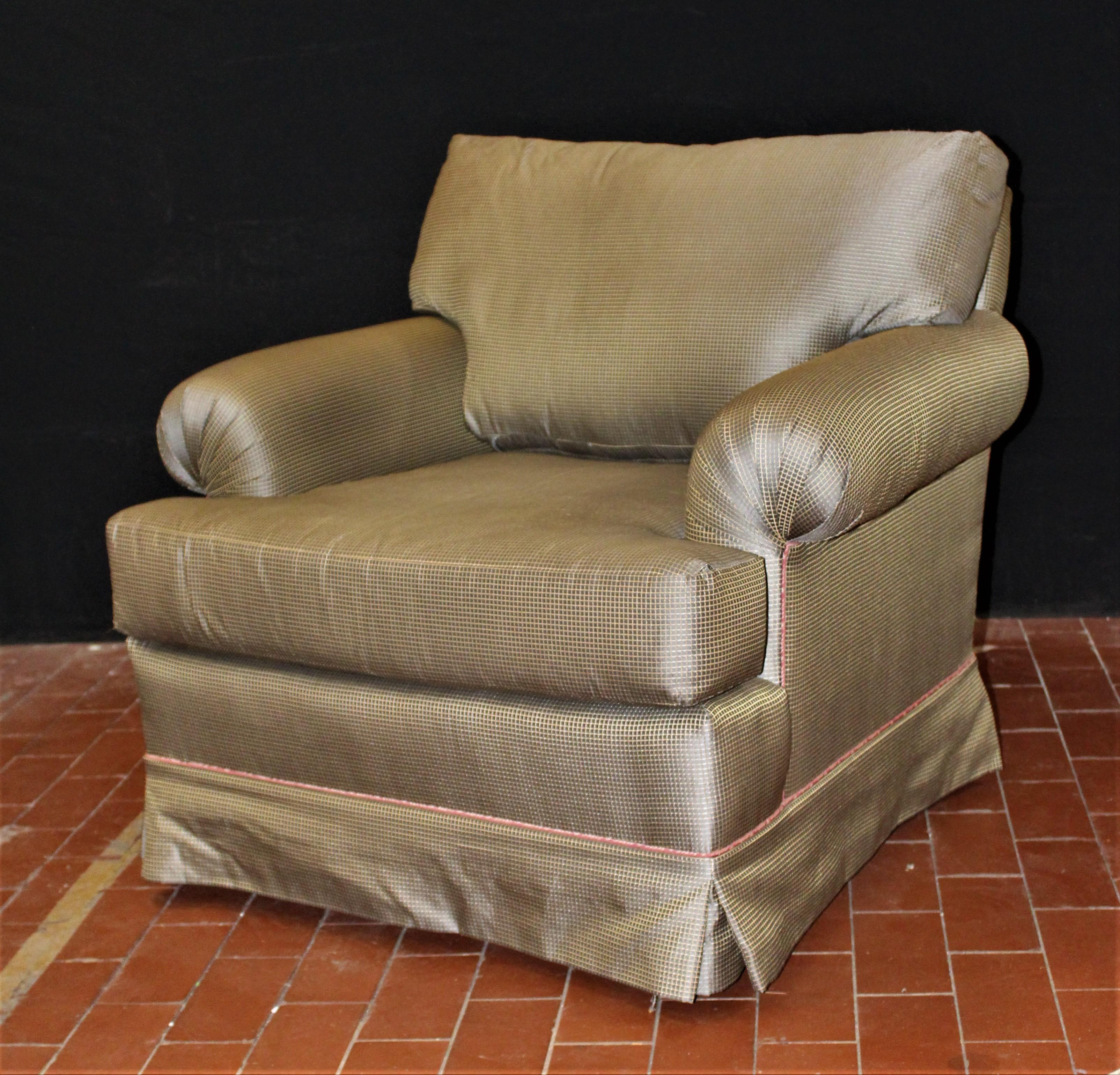 comfy chair with ottoman