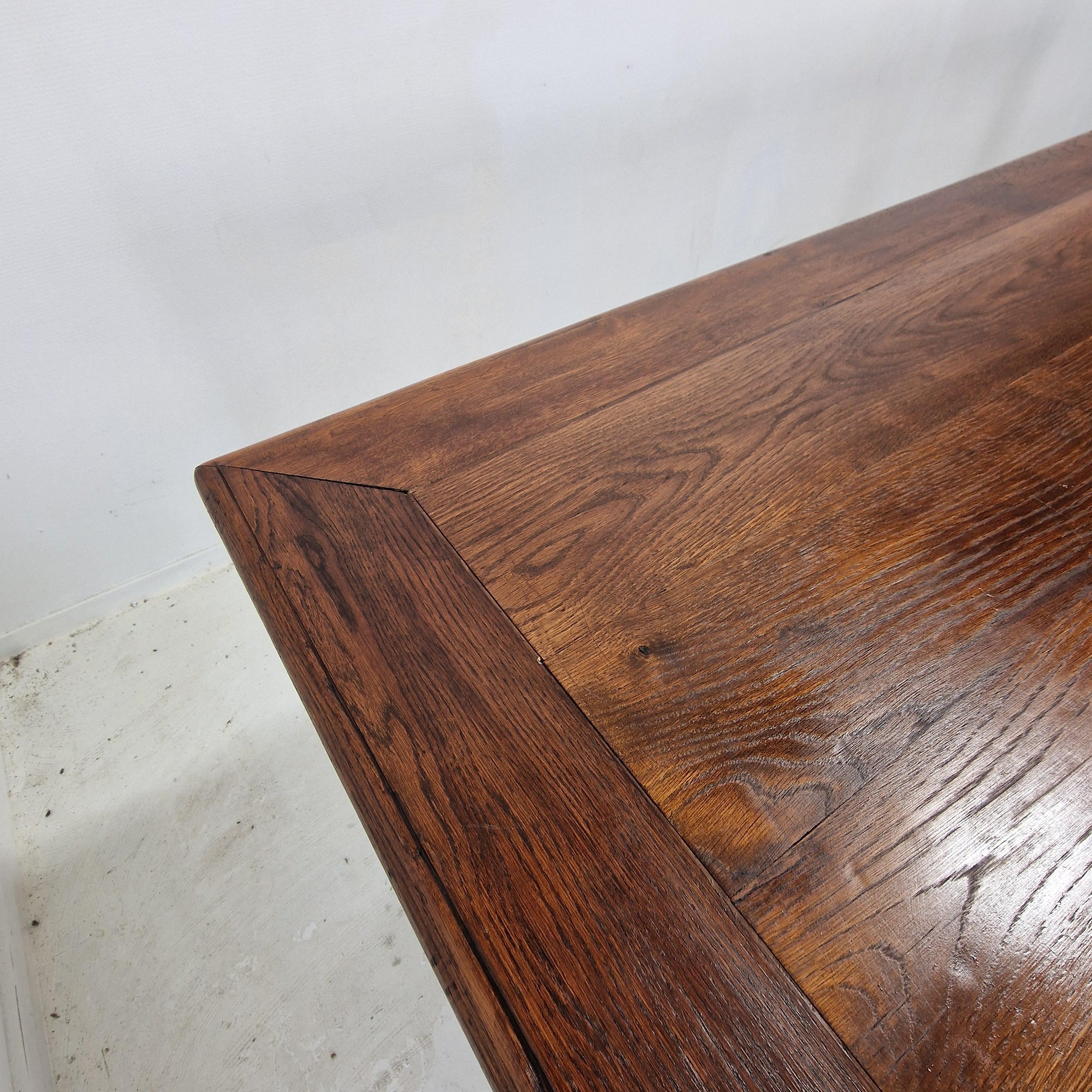 Elegant and Very Large French Antique Monastery Dining Table, 19th Century en venta 9
