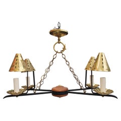 Elegant and whimsical French 1950's chandelier