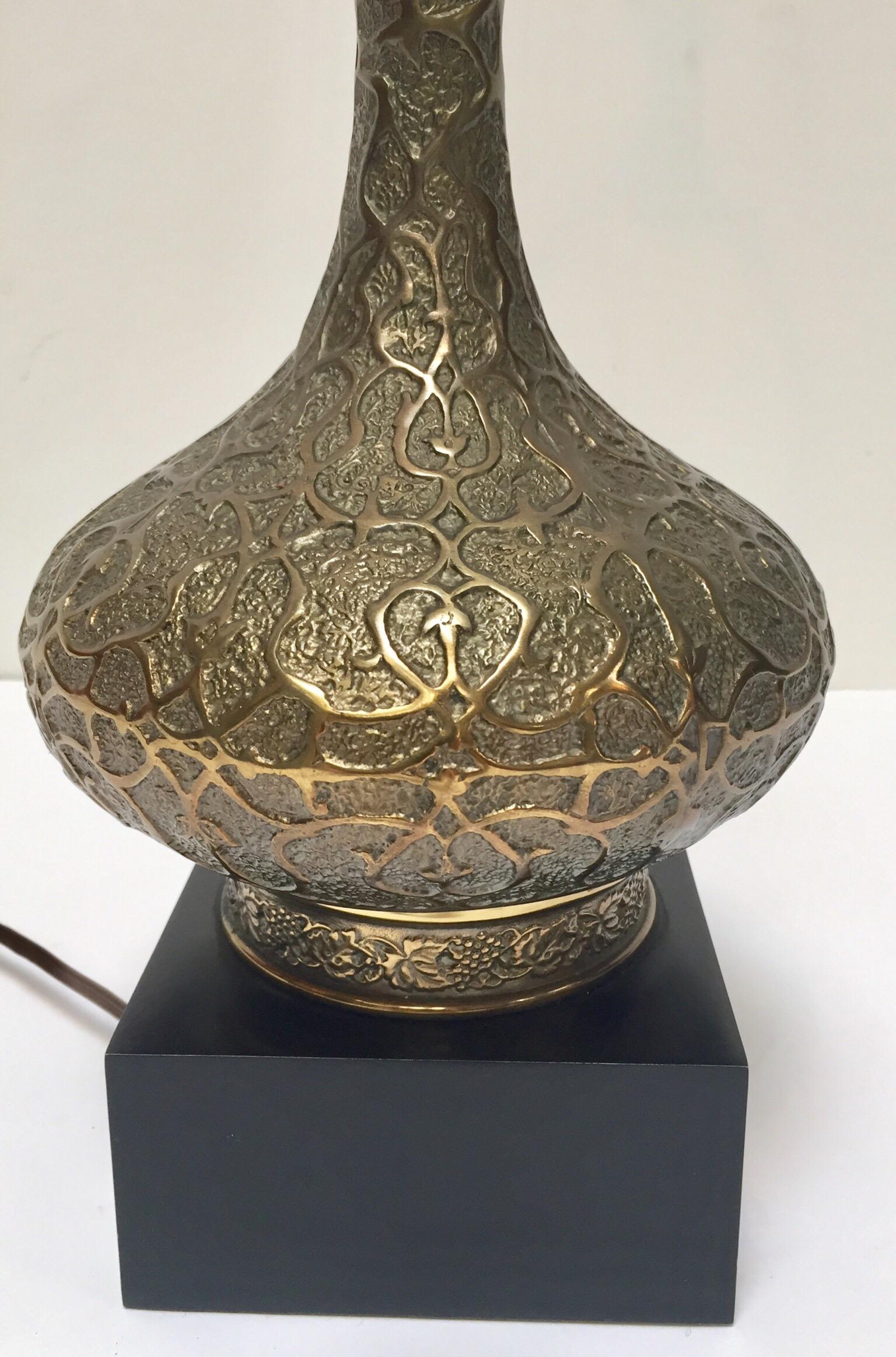 Indian Elegant Moorish Brass Decorative Table Lamp