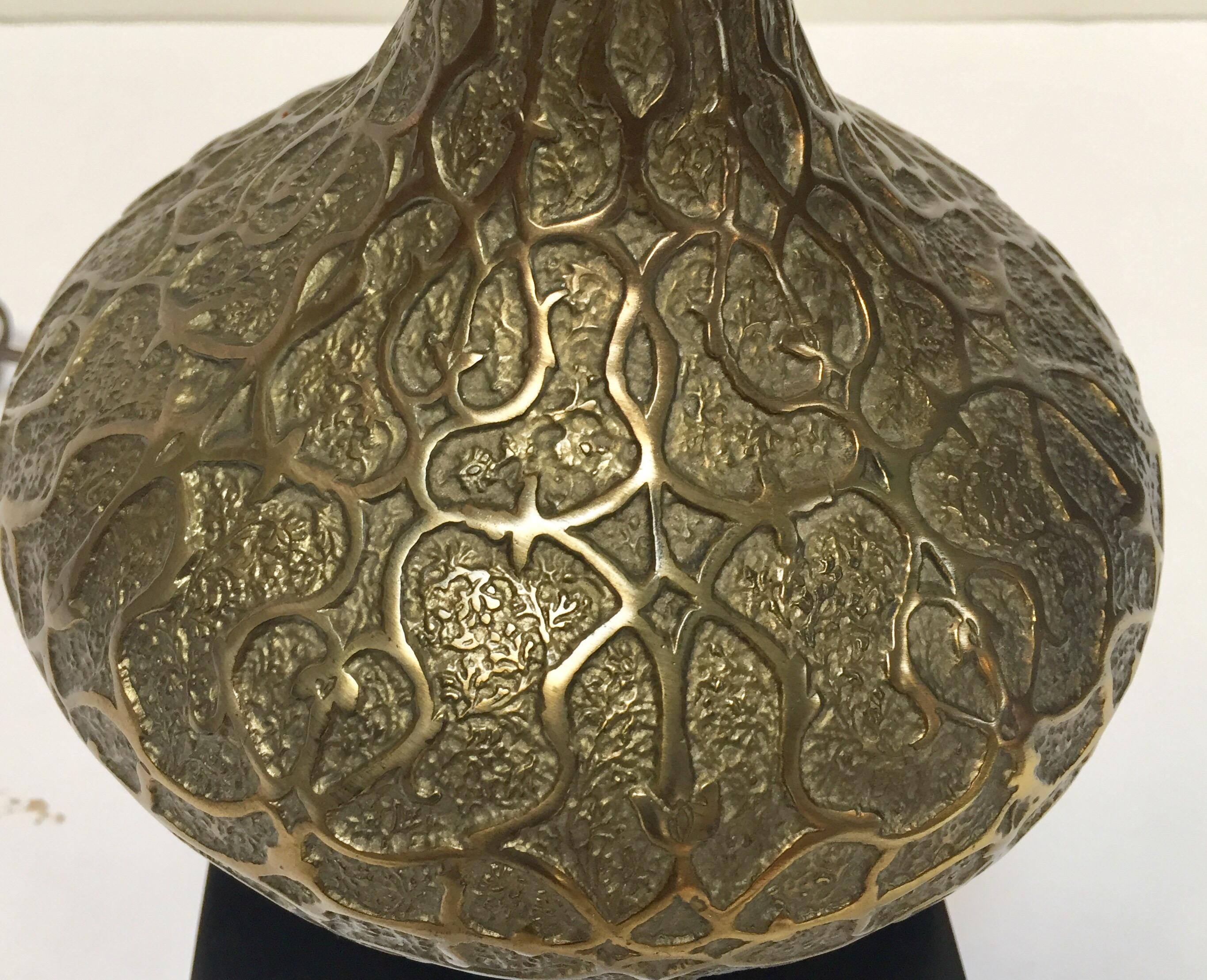 Elegant Moorish Brass Decorative Table Lamp 4