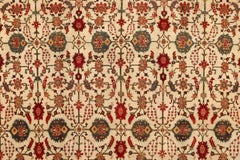 Elegant Antique Agra Carpet