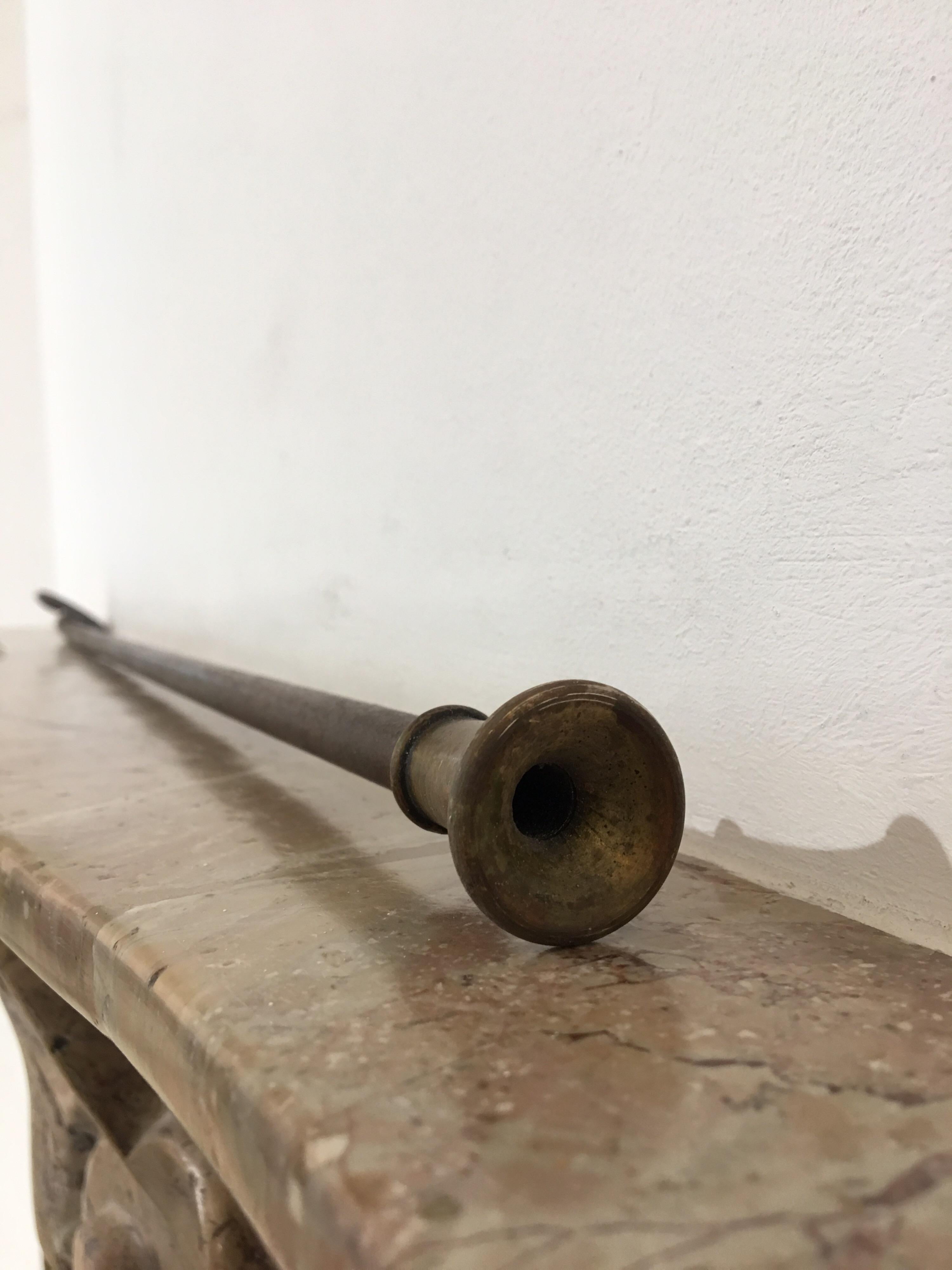 Elegant Antique Blow Poke / Blowpipe In Good Condition In Haarlem, Noord-Holland