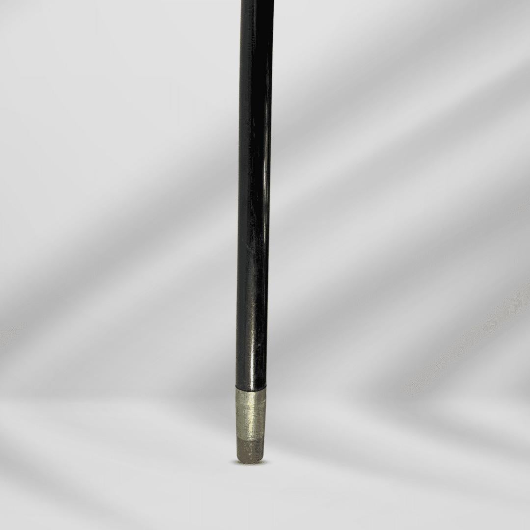 Elegant Antique Carved Gold Plate Knob Handle Best Halifax Walking Stick Cane For Sale 1