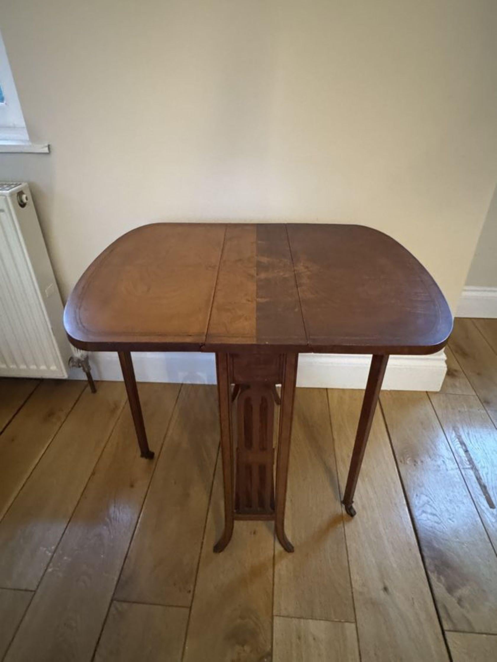 Wood Elegant antique Edwardian Sutherland table by Maple & Co For Sale