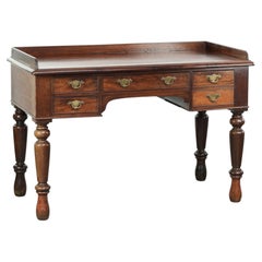 Elegant antique English desk / writing table from the mid-19th century