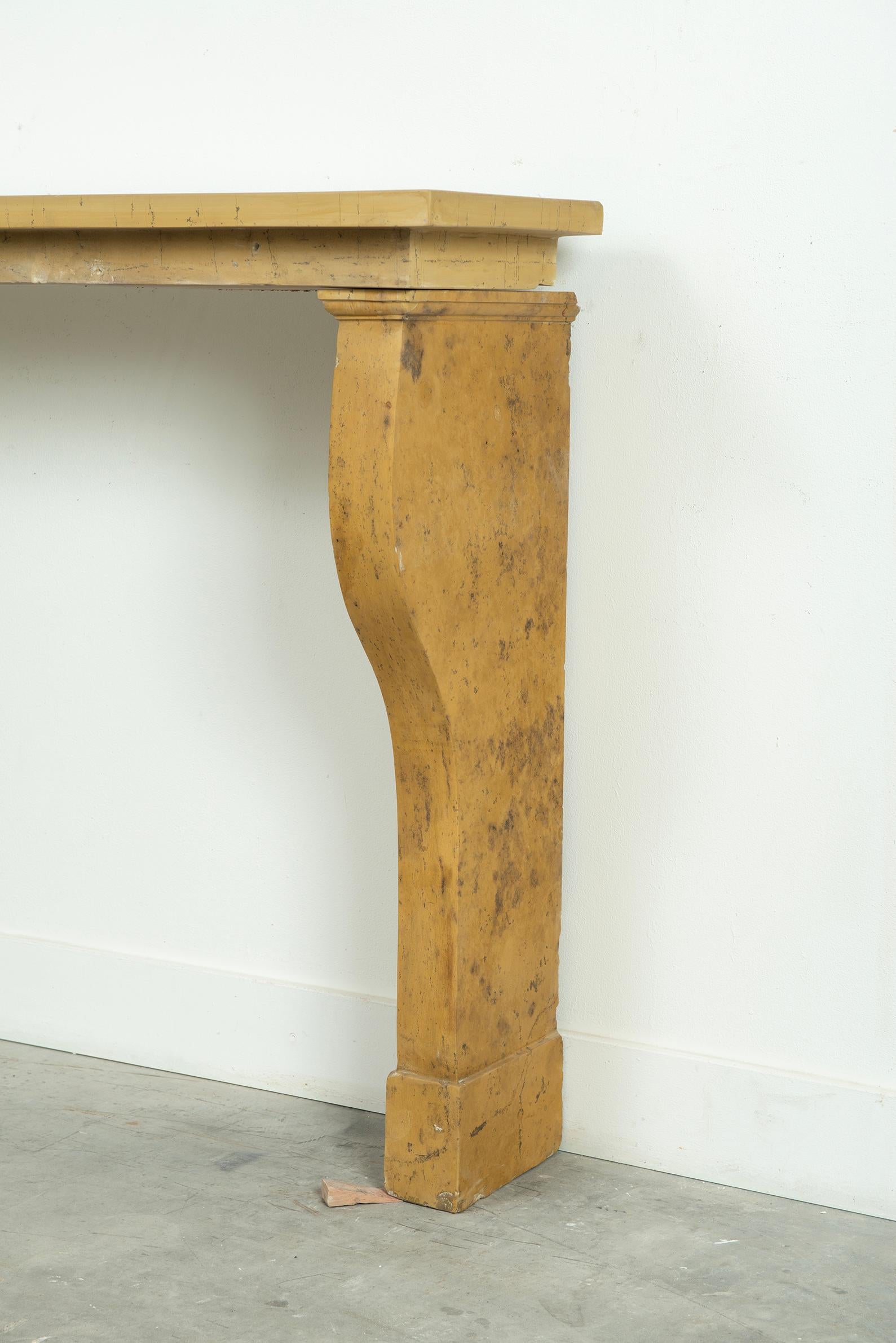 French Elegant Antique Fireplace For Sale