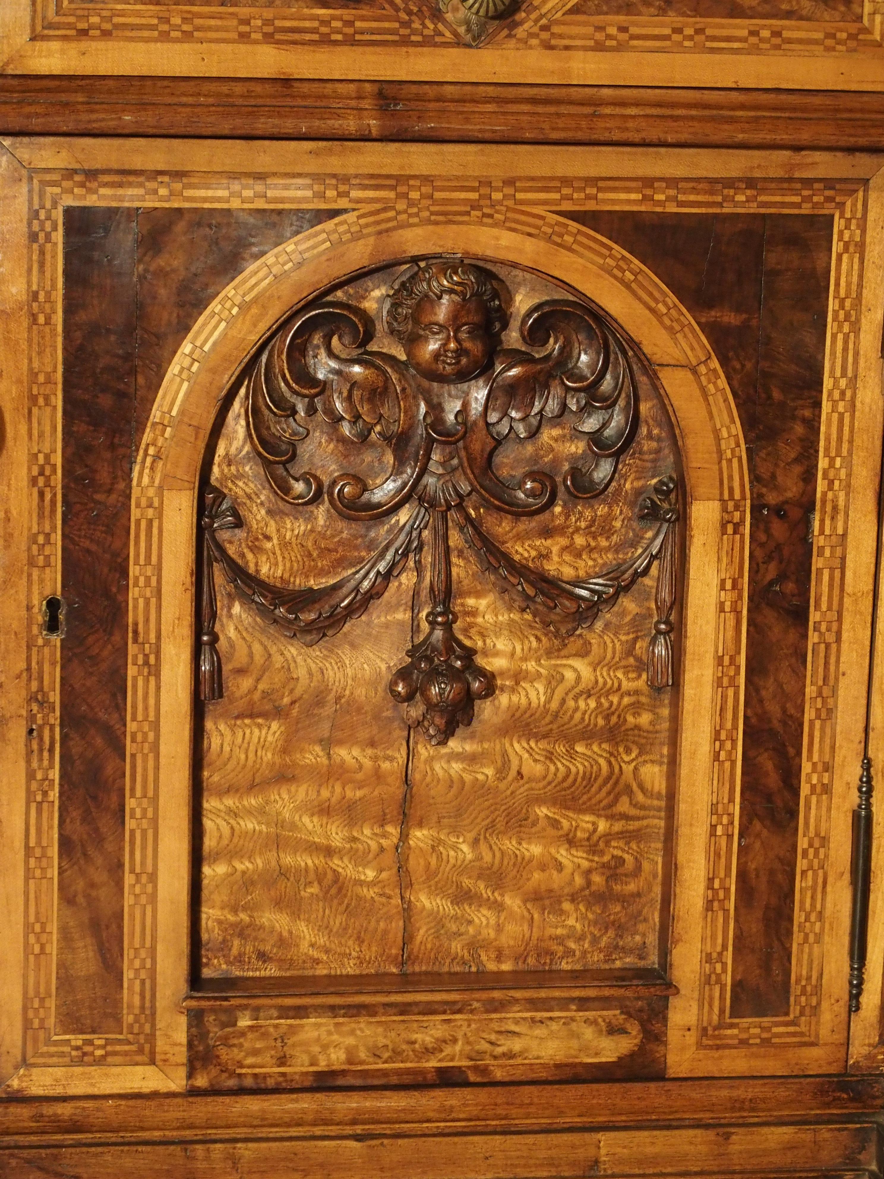 Elegant Antique French Parquetry Buffet in the Renaissance Style, Late 1800s 6