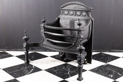 Elegant Antique Late Georgian Fire Basket Robert Adam, English Mid-19th Century