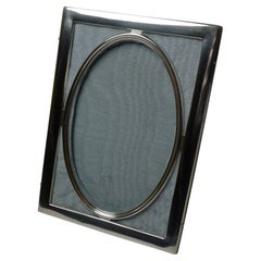 Elegant Antique Sterling Silver Photograph / Picture Frame
