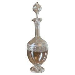 Elegant antique Victorian decanter 