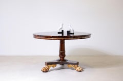Elegant antique wood table