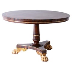 Elegant antique wood table