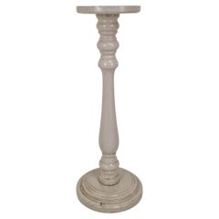 Elegant Antique Wooden Pedestal – Early 20th Century French Craftsmanship