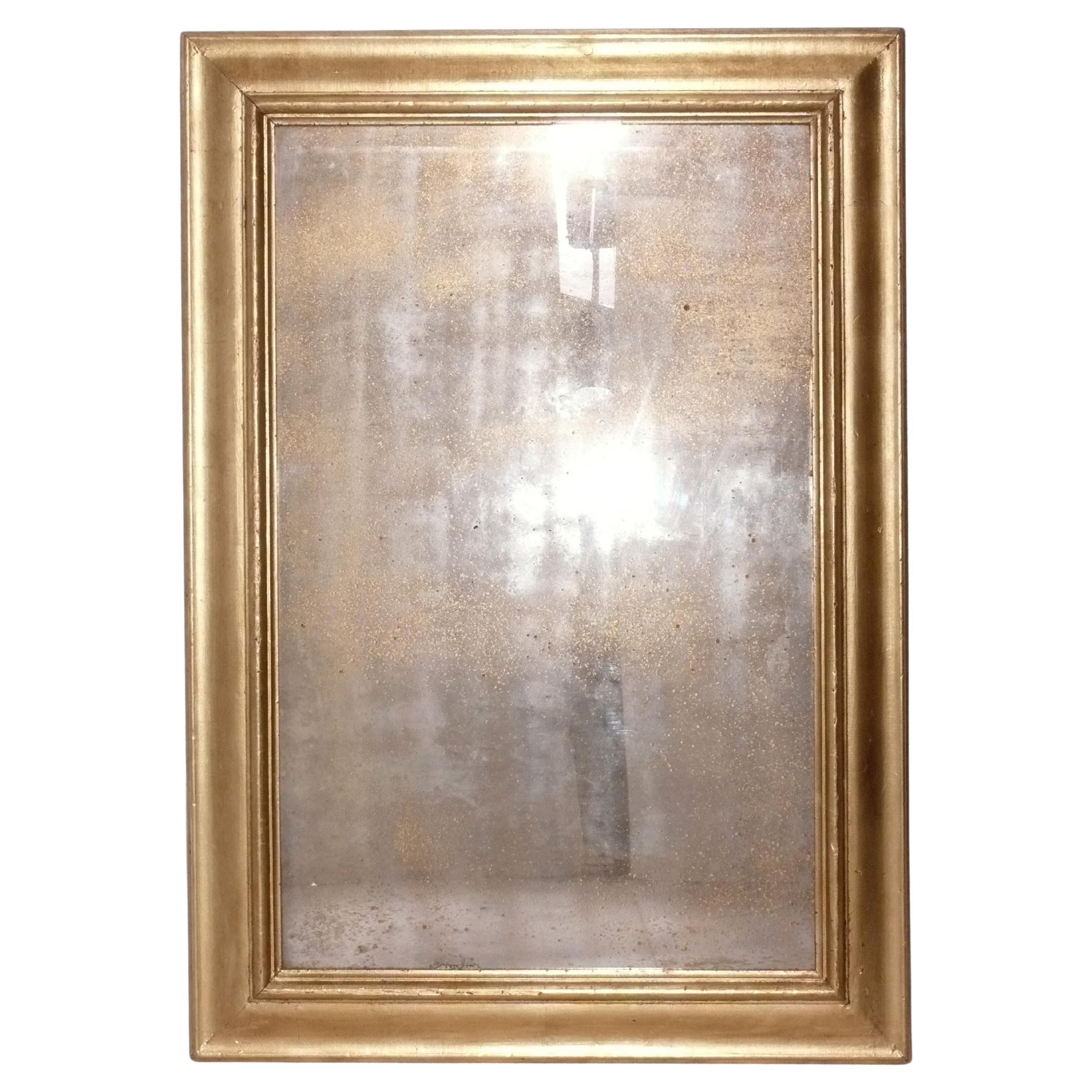 Eleg Antique Mirror dorato 42" x 30"