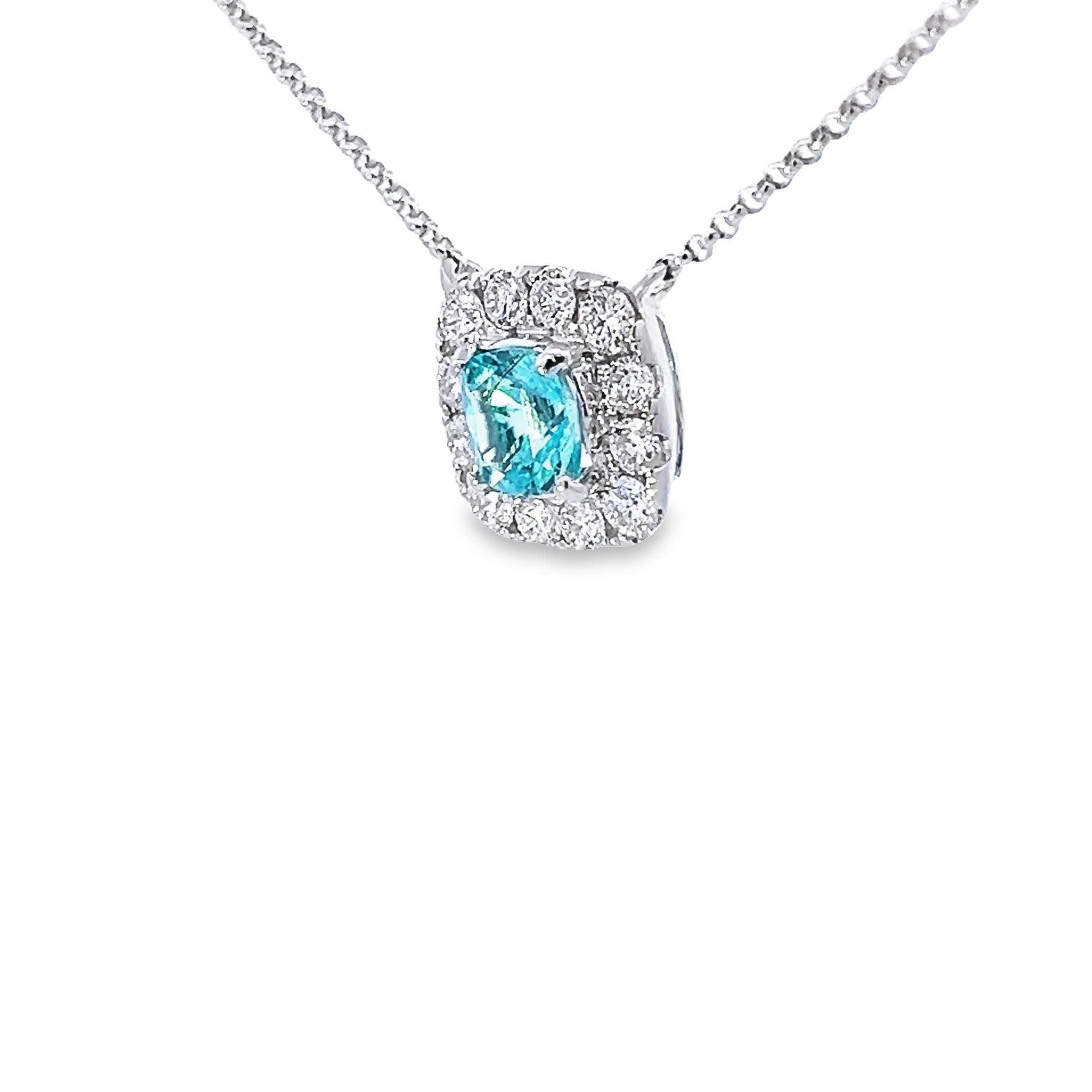 Pendentif Aigue-marine Elegance Pour femmes en vente